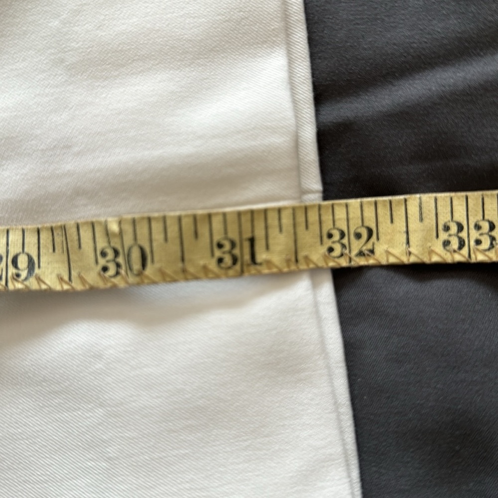 Jones New York Signature lined white pants-8 - Picture 6 of 6